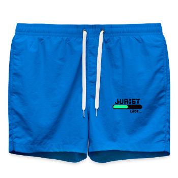 Anwalt Statement Karriere Beruf Geld Verdienen Job - Badeshorts - Cobalt blue - Vorne - AI Model Male 185 light (185cm)