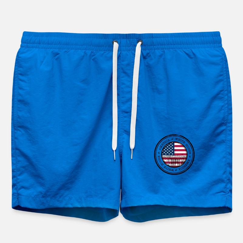 Drapeau Capitole Cercle - Short de bain - cobalt blue
