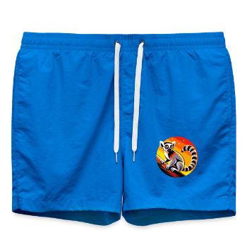 Lémurien - Short de bain - cobalt blue - Devant - AI Model Male 185 light (185cm)