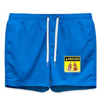 ABSCHIED KOLLEGEN TEAM GRUPPE - KÄNGURUS - Badeshorts - Cobalt blue - Vorne - AI Model Male 185 light (185cm)