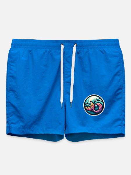 Fin Mermaid - Swim Trunks - cobalt blue