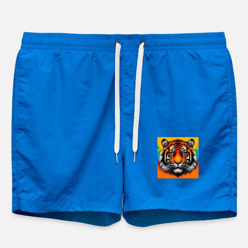 tiger - Swim Trunks - cobalt blue
