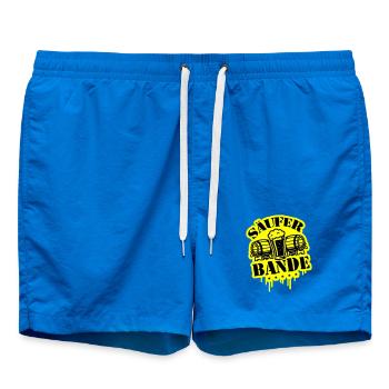 Säufer Bande Bier - Badeshorts - Cobalt blue - Vorne