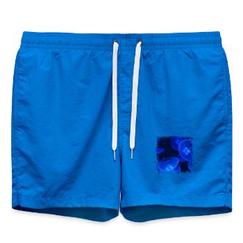 Leuchtende Blaue Quallen mit Biolumineszenz - Badeshorts - Cobalt blue - Vorne - AI Model Male 185 light (185cm)