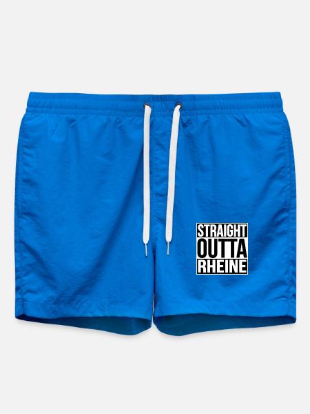 STRAIGHT OUTTA RHEINE - Swim Trunks - cobalt blue