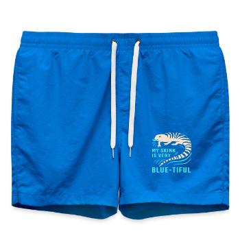Eidechse - Badeshorts - Cobalt blue - Vorne - AI Model Male 185 light (185cm)