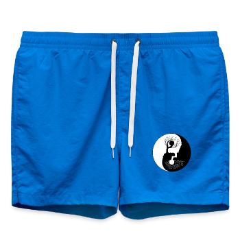 Baum YinYang Balance - Badeshorts - Cobalt blue - Vorne - AI Model Male 185 light (185cm)