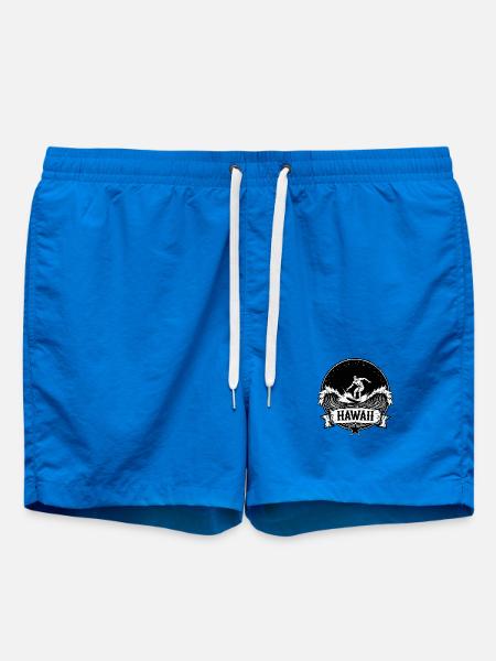 Hawaii Surfer Surfer on Pacific Wave - Swim Trunks - cobalt blue