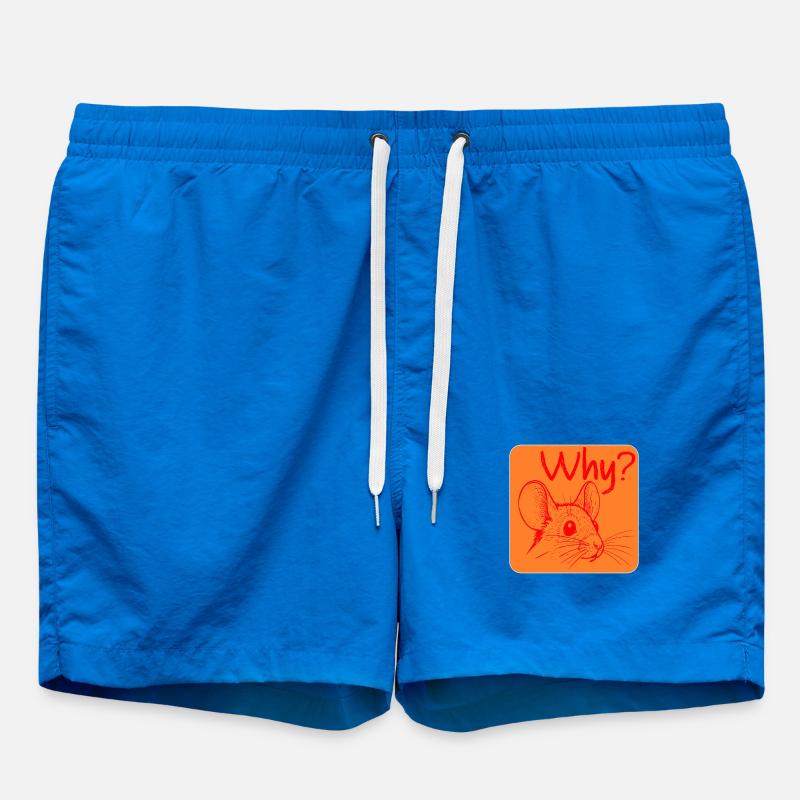Why Mouse Irritation - Swim Trunks - cobalt blue