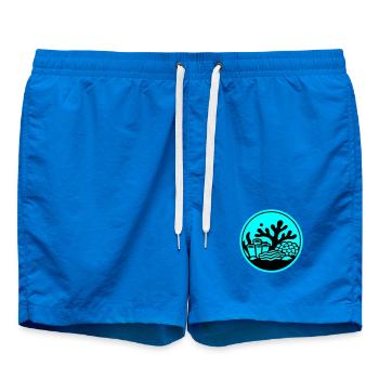 Symbole corallien Océan récif corallien - Short de bain - cobalt blue - Devant - AI Model Male 185 light (185cm)