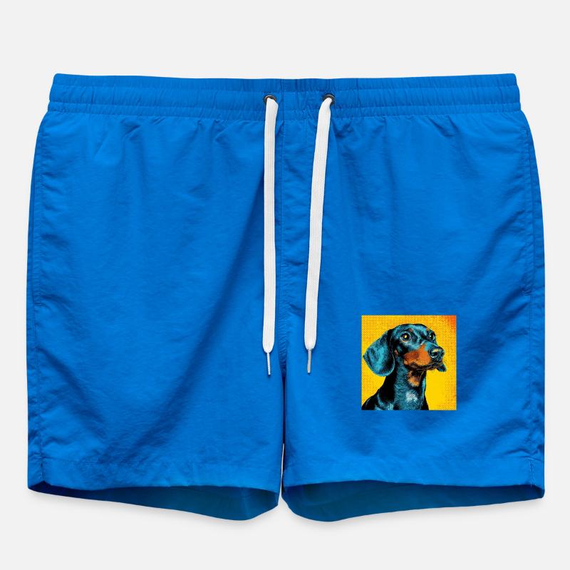 Teckel Pop Art - Short de bain - cobalt blue