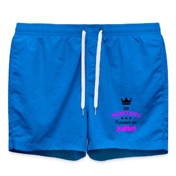 Princesse née en Juillet Joli Cadeau Naissance - Short de bain - cobalt blue - Devant