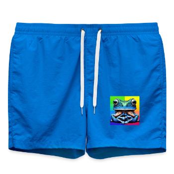 Frosch - Badeshorts - Cobalt blue - Vorne - AI Model Male 185 light (185cm)