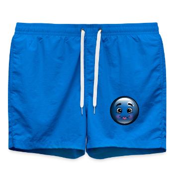 Niedliche Schwarze Blase - Badeshorts - Cobalt blue - Vorne - AI Model Male 185 light (185cm)