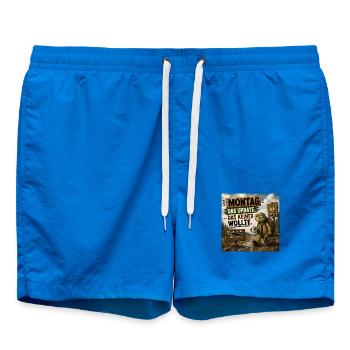 Montag Update Das Keiner Wollte - Badeshorts - Cobalt blue - Vorne - AI Model Male 185 light (185cm)