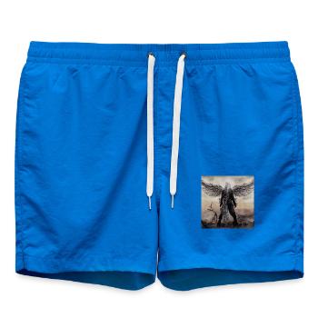 Gardien Ailé dans la Brume - Short de bain - cobalt blue - Devant - AI Model Male 185 light (185cm)