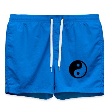 Ying Yang - Badeshorts - Cobalt blue - Vorne - AI Model Male 185 light (185cm)