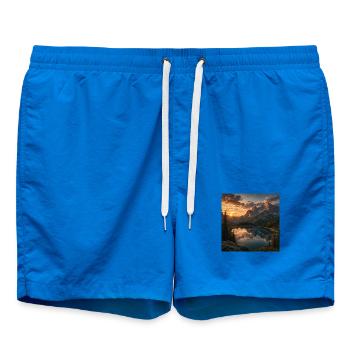 bae3d88a-8d40-48df-992b-f5e9e11fb074 - Badeshorts - Cobalt blue - Vorne - AI Model Male 185 light (185cm)