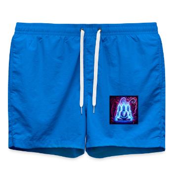 Erleuchtet_ - Swim Trunks - cobalt blue - Front - AI Model Male 185 light (185cm)