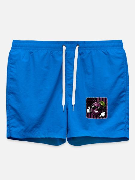 Pflaume USA Amerikanische Flagge Sonnenbrille - Badeshorts - Cobalt blue