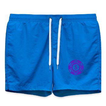 Spiel Fish Poker - Badeshorts - Cobalt blue - Vorne - AI Model Male 185 light (185cm)