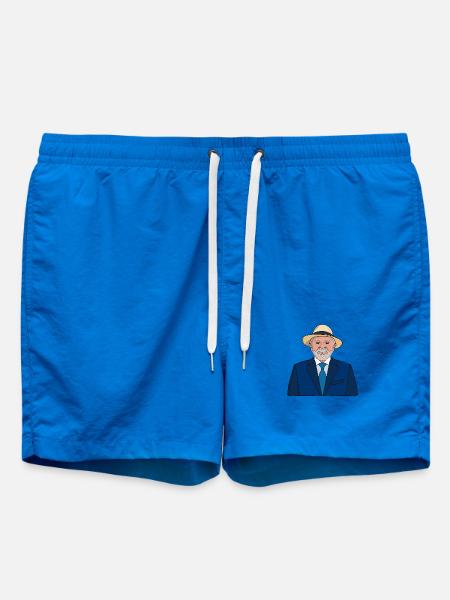Präsident Lula da Silva Art – brasilianischer Führer - Badeshorts - Cobalt blue