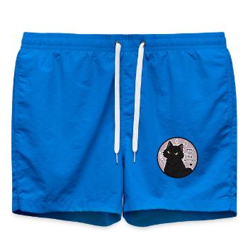 Kleine Katze Große Attitüde - Badeshorts - Cobalt blue - Vorne - AI Model Male 185 light (185cm)