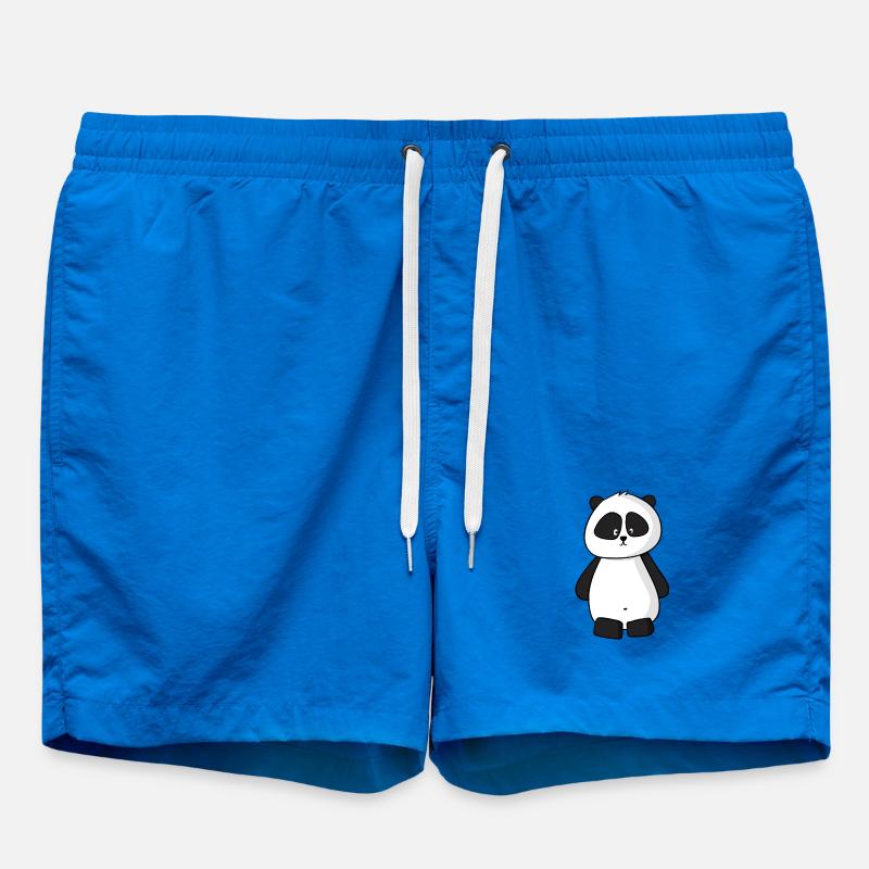 panda - Swim Trunks - cobalt blue