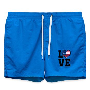 Love USA - Short de bain - cobalt blue - Devant