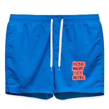 No Power of Agitation Digital Word Art - Swim Trunks - cobalt blue - Front