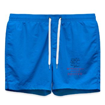 Willkommen zurück Meister - Badeshorts - Cobalt blue - Vorne - AI Model Male 185 light (185cm)