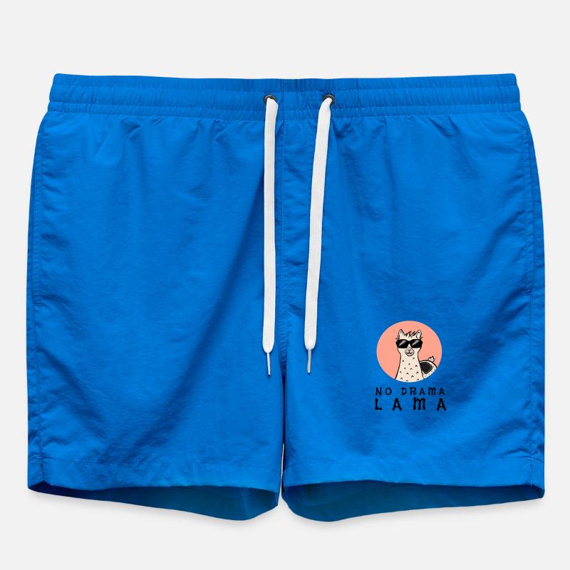 PAS DE DRAMA LAMA - Short de bain - cobalt blue
