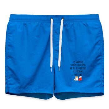 Ces Salopes de Deuxième Chaussettes - Humour noir - Short de bain - cobalt blue - Devant