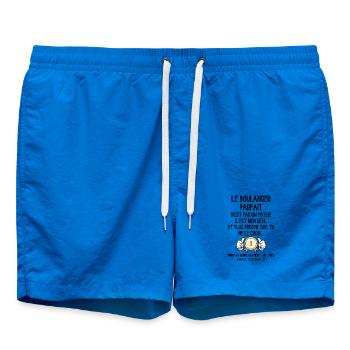 Le Boulanger Parfait n'est pas un Mythe - Humour - Short de bain - cobalt blue - Devant