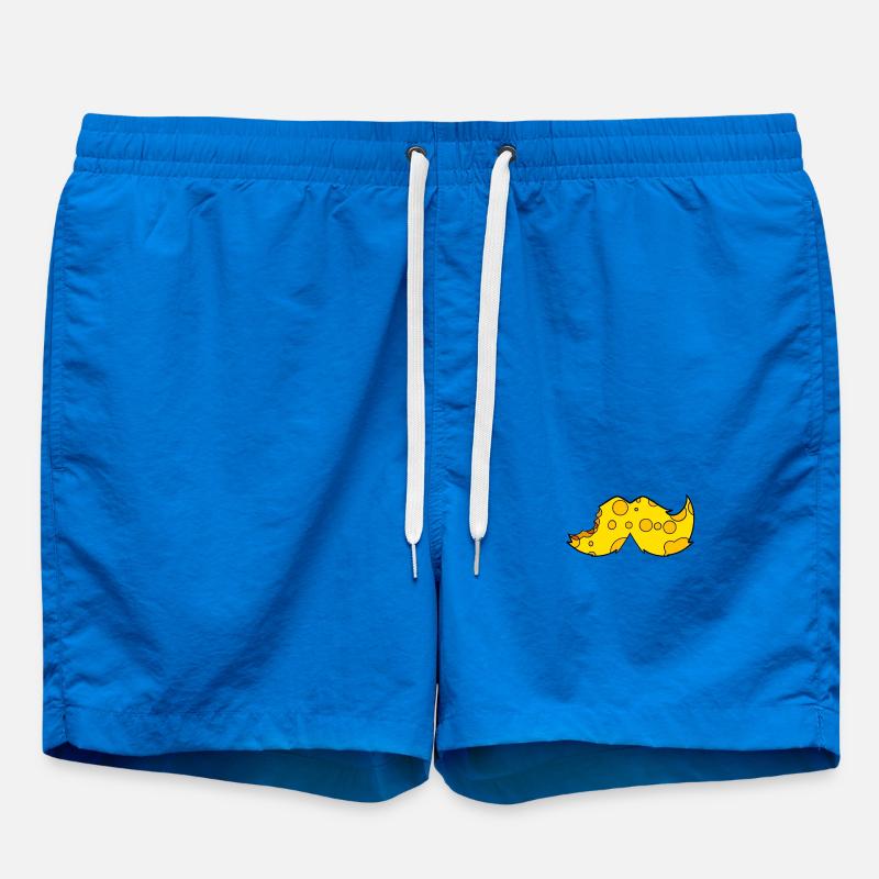 Cheese Mustache Beard - Swim Trunks - cobalt blue