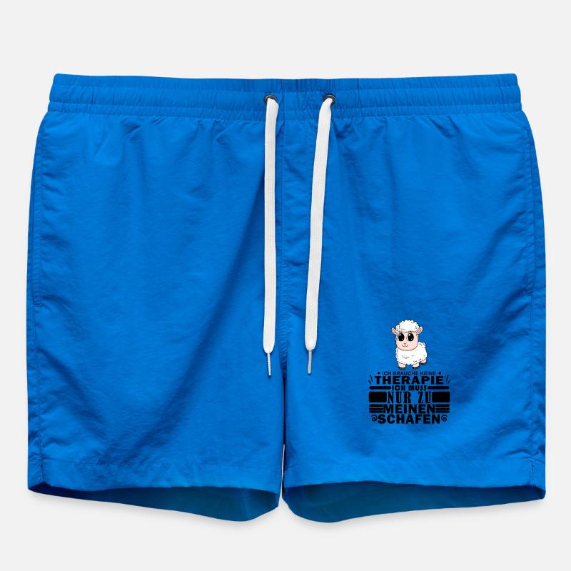 Schafe Schaf Schafzüchter Geschenk - Badeshorts - Cobalt blue