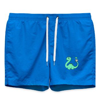 Dinosaure avec bébé dinosaure - Short de bain - cobalt blue - Devant