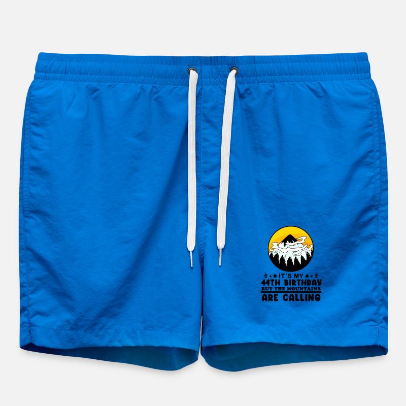 Randonnée randonneuse 44e anniversaire 44 ans - Short de bain - cobalt blue