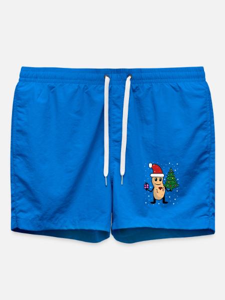 Sinterklaas Pinda Santa Claus Nut Kids - Zwemshorts - cobalt blue