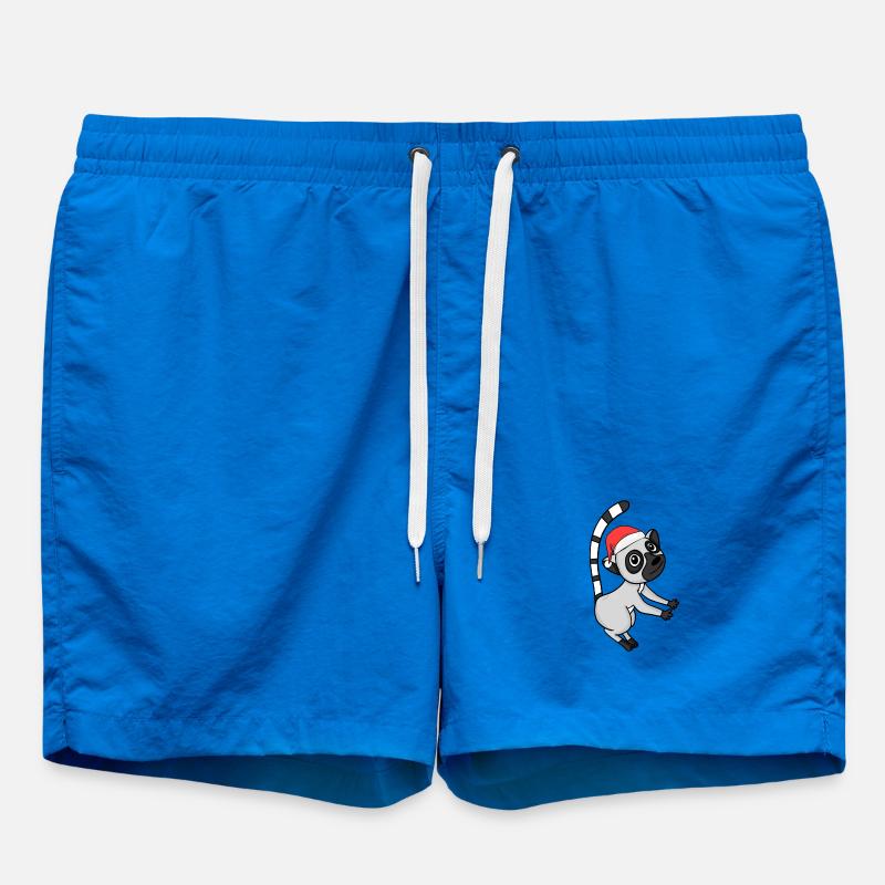 Noël des lémuriens - Short de bain - cobalt blue