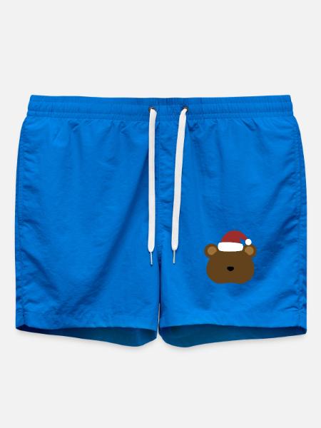 Grizzly Bear- Christmas Edition - Badeshorts - Cobalt blue