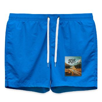 Gravel Bliss: Ride On - Badeshorts - Cobalt blue - Vorne