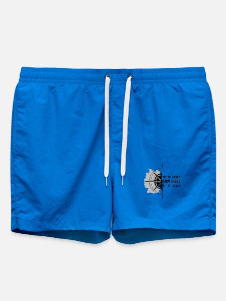 Koordinaten Ammersee - Badeshorts - Cobalt blue