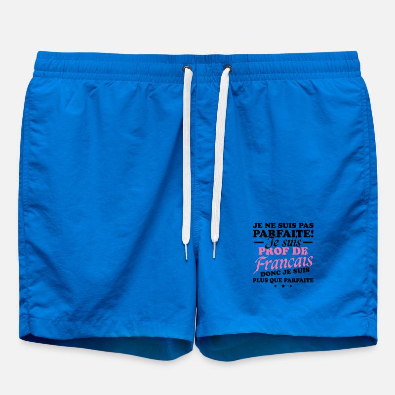 Je suis prof de français - Short de bain - cobalt blue