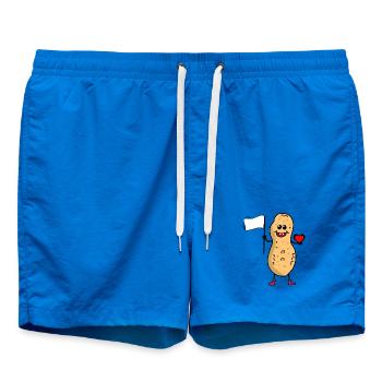 Peanut World Peace Peace Flag Peace Friends - Swim Trunks - cobalt blue - Front