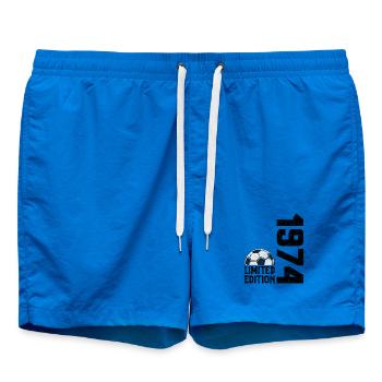 50th Anniversary 1974 Limited Edition Football - Swim Trunks - cobalt blue - Front