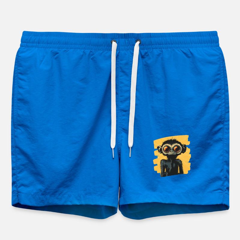 Singe araignée rétro - Short de bain - cobalt blue