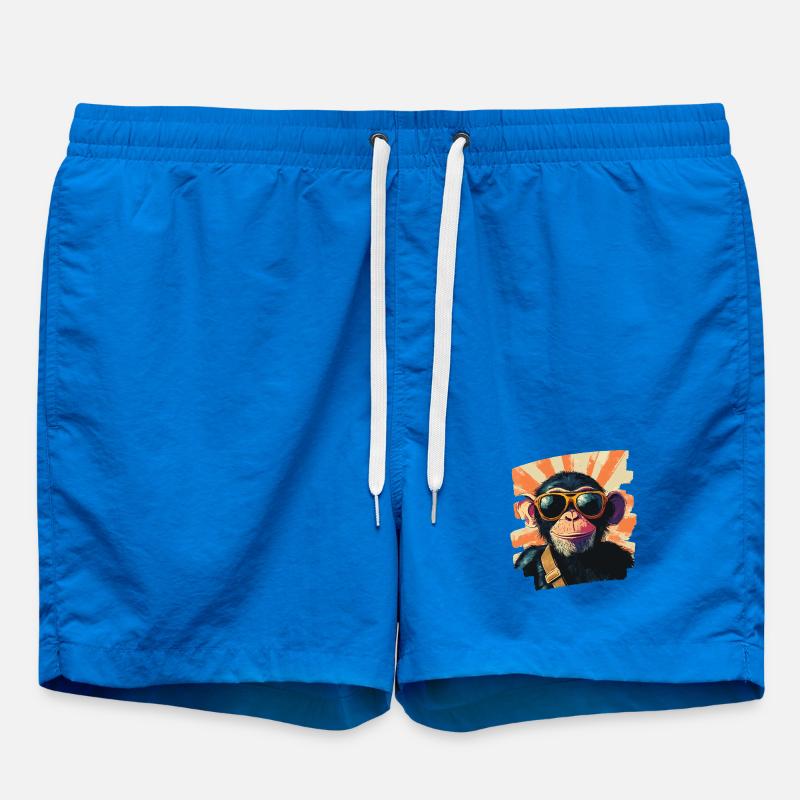 Monkey - Swim Trunks - cobalt blue