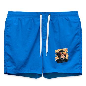 Singe Rétro - Short de bain - cobalt blue - Devant
