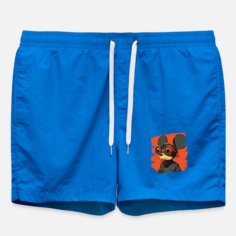 Souris Rétro - Short de bain - cobalt blue